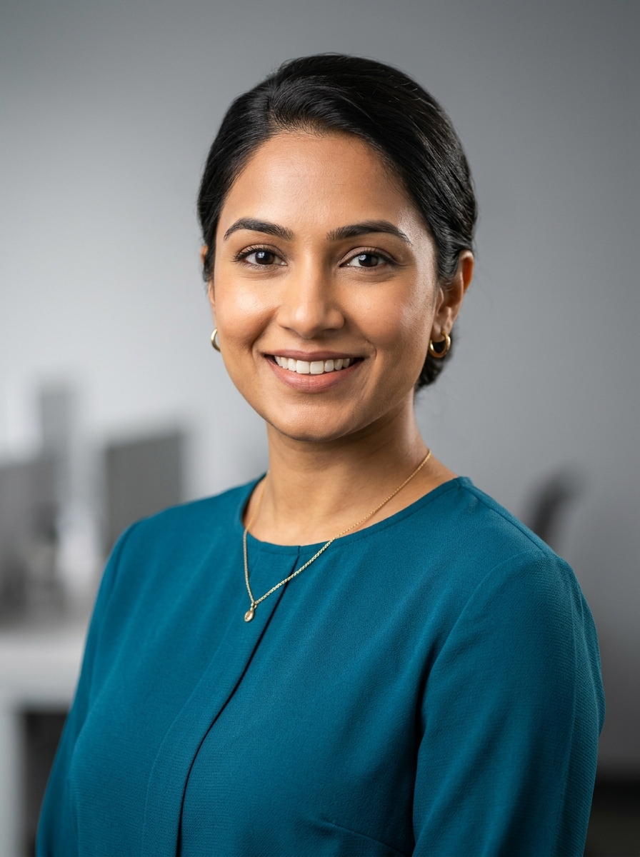 Business Casual AI headshot example